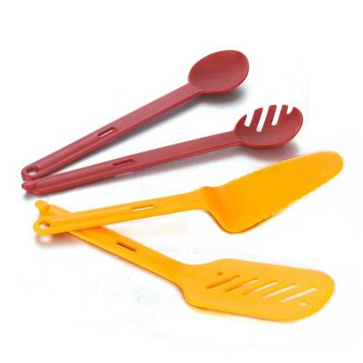 China Elevated Nylon Utensil Head Small Kitchen Helper for Multi-Functional Cooking Orange for sale