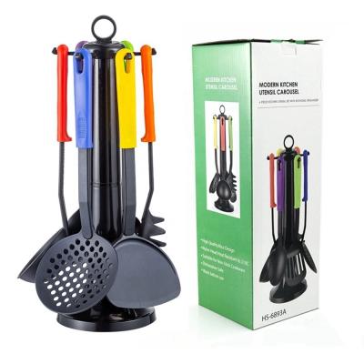 China Sustainable Nylon Cooking Utensils Set for Nonstick Home Kitchen Cookware in Any Colors for sale