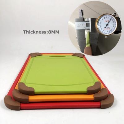 China Plastic Cutting Board 8mm Thickness for Kitchen Chopping Vegetable Cutter Home Tools for sale