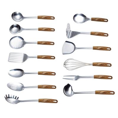 China Household Items Sustainable Stainless Steel Cooking Utensils Set for Home Cooking for sale