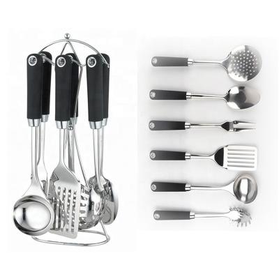 China Food Grade Level Kitchen Utensils Set Tool Utensils Mate Stainless Steel Cookware for sale