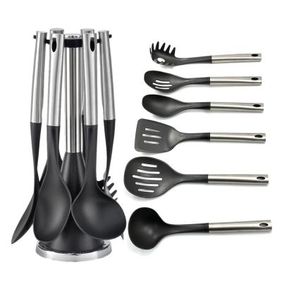 China Kitchenware Sustentável Set de Nylon Acessórios de cozinha Ladle de Nylon Skimmer Turner Colheres à venda