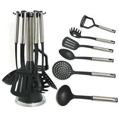 China Kitchen Tools and Equipment Nonstick Nylon Cooking Utensil Set with Utensils Type for sale