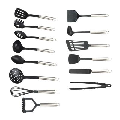 China Cookware Sets Utensilios De Cocina De Plstico Heat-Resistant Nylon Kitchen Tool for sale