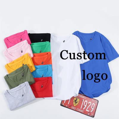 China Anti-Wrinkle Wholesale Blank 100% Cotton O-neck T-shirt Customize Printing Custom LOGO T-shirt T-shirt Printing for sale