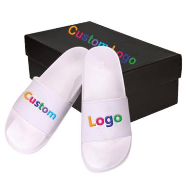 China Wholesale fashion trend home non-slip slippers customized LOGO, custom fashion women slip sandals, ladies sandals for sale