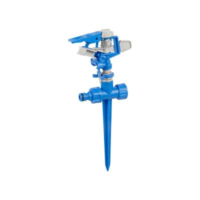 China Garden Line Lawn Water Irrigation Tool Plastic Pulse Sprinkler With Spike for sale