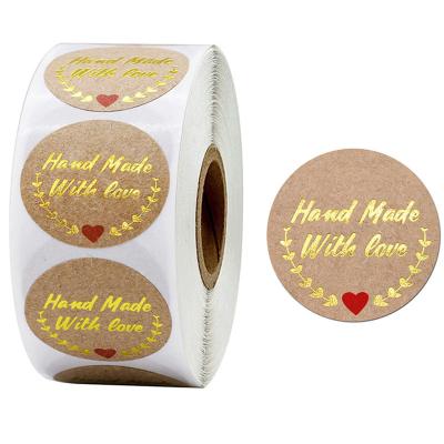 China Waterproof Printing Custom Adhesive Thank You Stickers Vinyl Plastic Bottles Seal Foil Labels Roll for sale