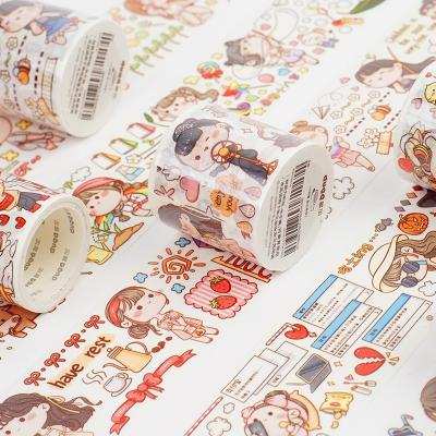 China Custom Luxury Wholesale LOGO Design Printed Paper Washi Tape 2022 New Waterproof Wholesale Washi Tape for sale