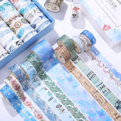 China Custom Colored Cute Foil Decoration Scrapbooking Scrapbooking Tape DIY Washi Tape Custom Cute Printing for sale