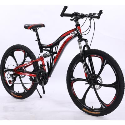 China Full Suspension Steel Adult Mountain Bikes Bike 26 Frame Mountain Bike Carbon Mountain Bike Road Bicycle for sale