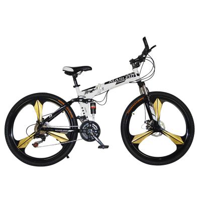 China Steel mtb bicycles high quality blue black white 26 inch for youth high carbon steel mountain bike for sale