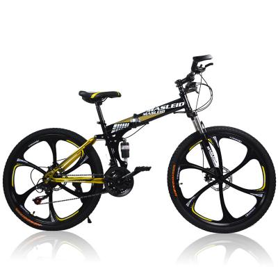 China High carbon steel mtb 26 inch mountain bike 21 speed cross country mountain bike tire city foldable slim bike for sale