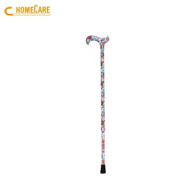 China Color Matched Adjustable Cane Fashion Color Matched Adjustable Cane Walking Stick for sale