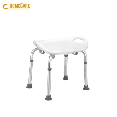 China White Aluminum Shower Chair Bathroom Shower Chair For Disable for sale