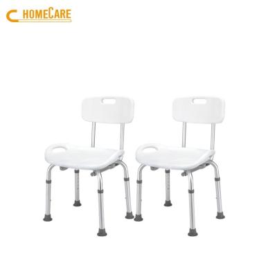 China Aluminum Shower Chair w/Back Bathroom Safety Shower Chairs for Elderly for sale