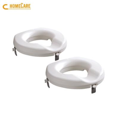 China Toilet Plastic Raised Portable Toilet Commode Chair Seat For Seniors for sale