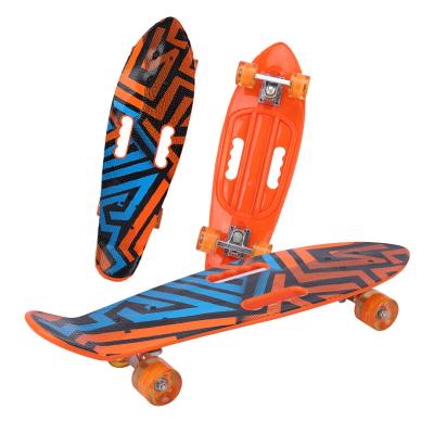 China High Quality Youth PP Board Plastic Skateboard With Aluminum Truck Board for sale