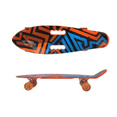 China Hot Sale Discount 26 Inch Youth Plastic Skateboard With Big Snap Wheels for sale