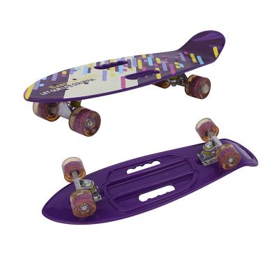 China Youth Surpass Best Selling Big Wheel Kick Tail Fish Single Board 26