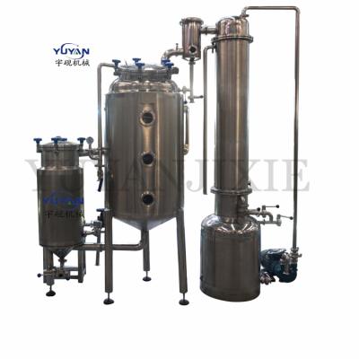 China 2021 Plant Single-effect Concentrating Machine 20L/30L/50L/100L Milk / Fruit Concentrating Machine for sale