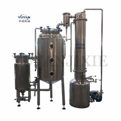 China Factory 304/316L 1000L /2000L/3000LSingle/Double/Honey/Milk/Frui/Triple Effect Film Rising Concentrator Vaporizer for sale