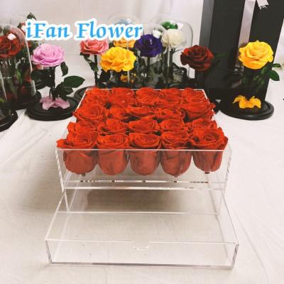 China Green Trade Assurance Supplier China Environmental Protection Decorative Flower Preserved Rose Carnation for sale