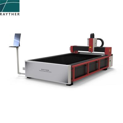 China 2022 RAYTHER small fiber laser sheet metal water-cooled CNC metal sheet cutting machine for sale