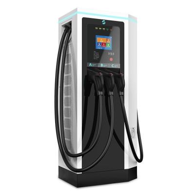 China Factory Wholesale 60kw-240kw Battery Car DC EV Charger Fast Charging Station With LCD Screen 40kw for sale