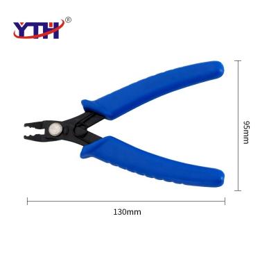 China YTH New Design MULTI FUNCTIONAL Light Weight Portable Durable Serrated DIY Tool Making Crimping Cut Mini Hand Jewelry Crimper for sale