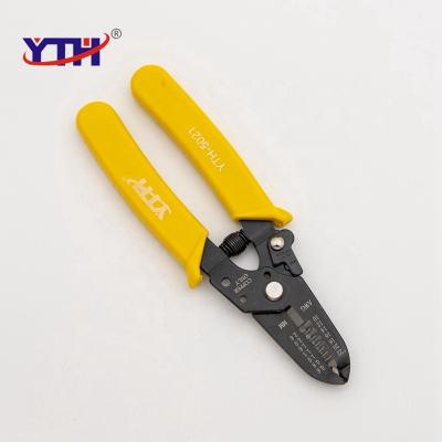 China Professional Portable Locking Stripper Plier Cutting Device 10-22AWG Anti Slip Handle Copper Wire Cutter YTH 5021 for sale