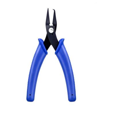 China YTH FUNCTIONAL MULTI 5.5 Inch Comfortable Portable Ergonomic Jewelry Loom Making Repair Tools Curved Needle Bent Nose Pliers for sale