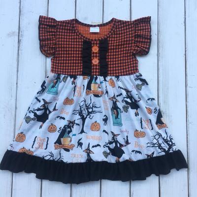 China Summer sportswear plus size OEM/ODM for short dress boutique beehive witch babies sleeves wholesale custom printing for sale