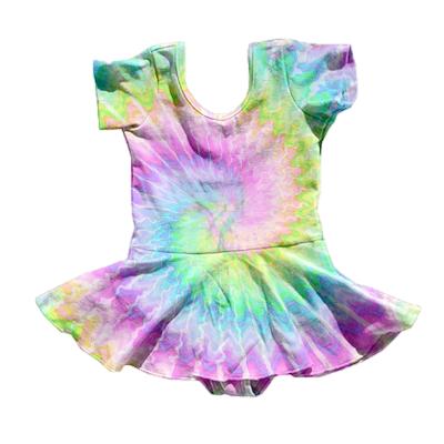 China Breathable Fast Shipping Girl Dress Kids Ruffles Leo Dresses Baby Soft Fashion Skirt for sale