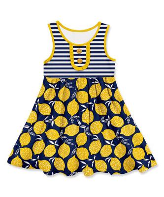 China Antistatic Custom Designs Your Logo And Patterns Girl Dress For Summer for sale