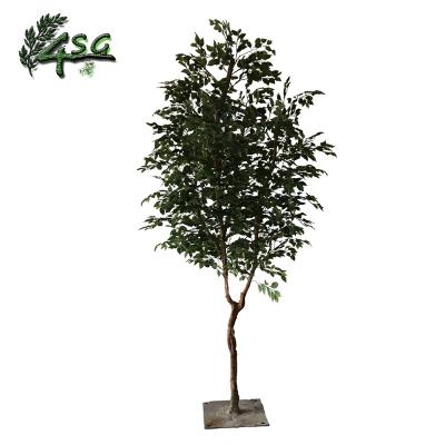 China Easy Hold WOODEN TRUNK FAKE BANIAN PLANTS GARDEN DECORATION ARTIFICIAL FICUS TREE for sale