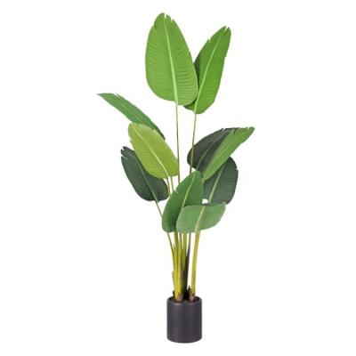 China Paradise Plant Fake Banana Plant Minimalist Artificial Plant Traveler Decor Garden Live Bird for sale