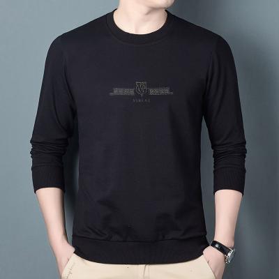 China Anti-Wrinkle Customized Mens Long Sleeve Mens T-shirts Slim Fit Cotton for sale