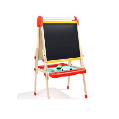 China Children's ECO-FRIENDLY Painting Toys Easel Double Sided Position Writing on Whiteboard Wooden Drawing Board for sale