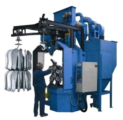 China Secondary Type Shot Blasting Machinery Repair Shops Q37 Series Double Hook Separating Machine for sale