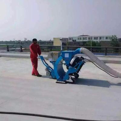 China Critical Cleaning / Residue Free Mobile Type Concrete Floor Blasting Machine , Exterior Reinforcement Cleaning Equipment for sale