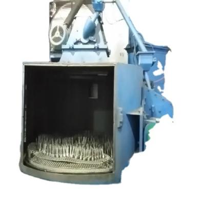 China The carriage type derusting machine turntable shot blasting machine for heavy objects for sale