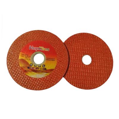 China 5 Inch Fiberglass Cutting Disc Double Net Cut Off Wheel Cutting Wheels for sale