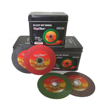 China Red Abrasive Cutting Grinding Wheel Size 107x1.2x16mm For Cutting for sale