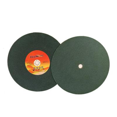 China 355*2.5mm Double/ Single Net Green Abrasive Cutting Disc Te koop