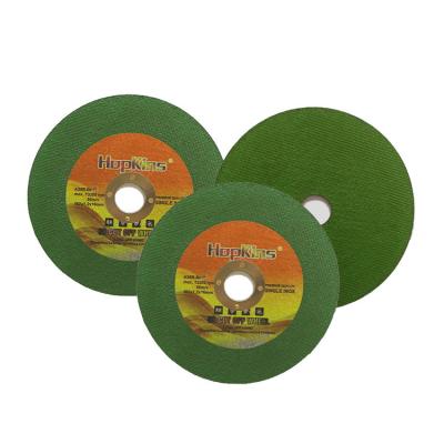 China 107*1.2 mm Round Single Net Green Metal Cutting Disc Durable Cutting Wheel en venta