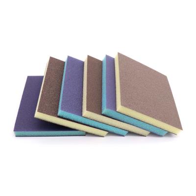 China 120x100x12mm Polishing Sanding Sponge for surface cleaning sponge pad for sale