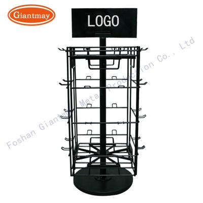 China Wholesale Easy Assembly Metal Countertop Hanging Hooks Racks Tables Worktop Display Stands for sale