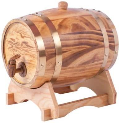 China Environmental friendly and durable no leaking oak aging barrel no distributorUsed for storage of wine spirits and whiskey 5L for sale