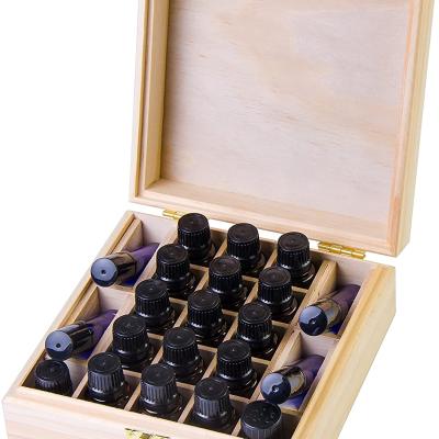 China Beautiful china essential oil wooden box easy to store with metal accessories for sale